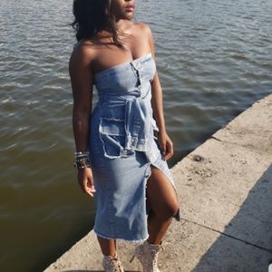 Akira Blue jean dress